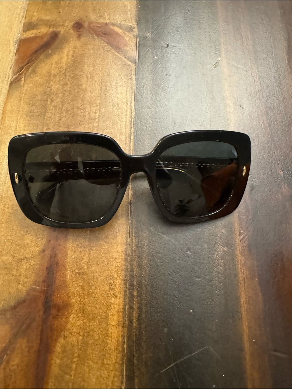 Tory Burch Black Oversized Square Women's Sunglasses